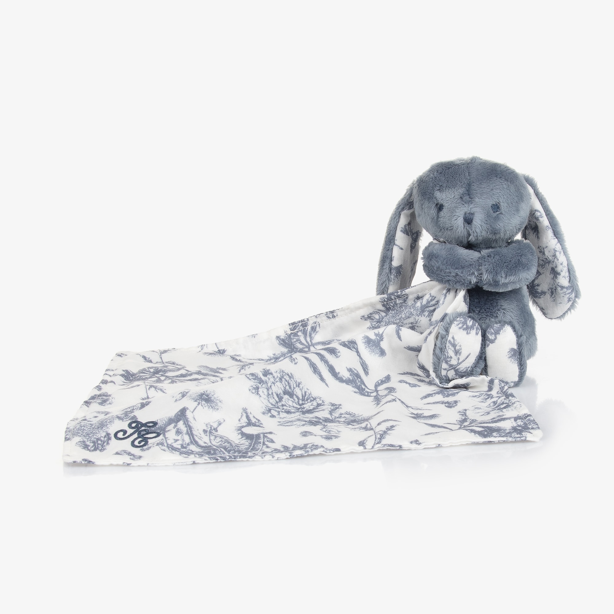 Grey Augustin the Rabbit Baby Comforter (25cm) - View 1