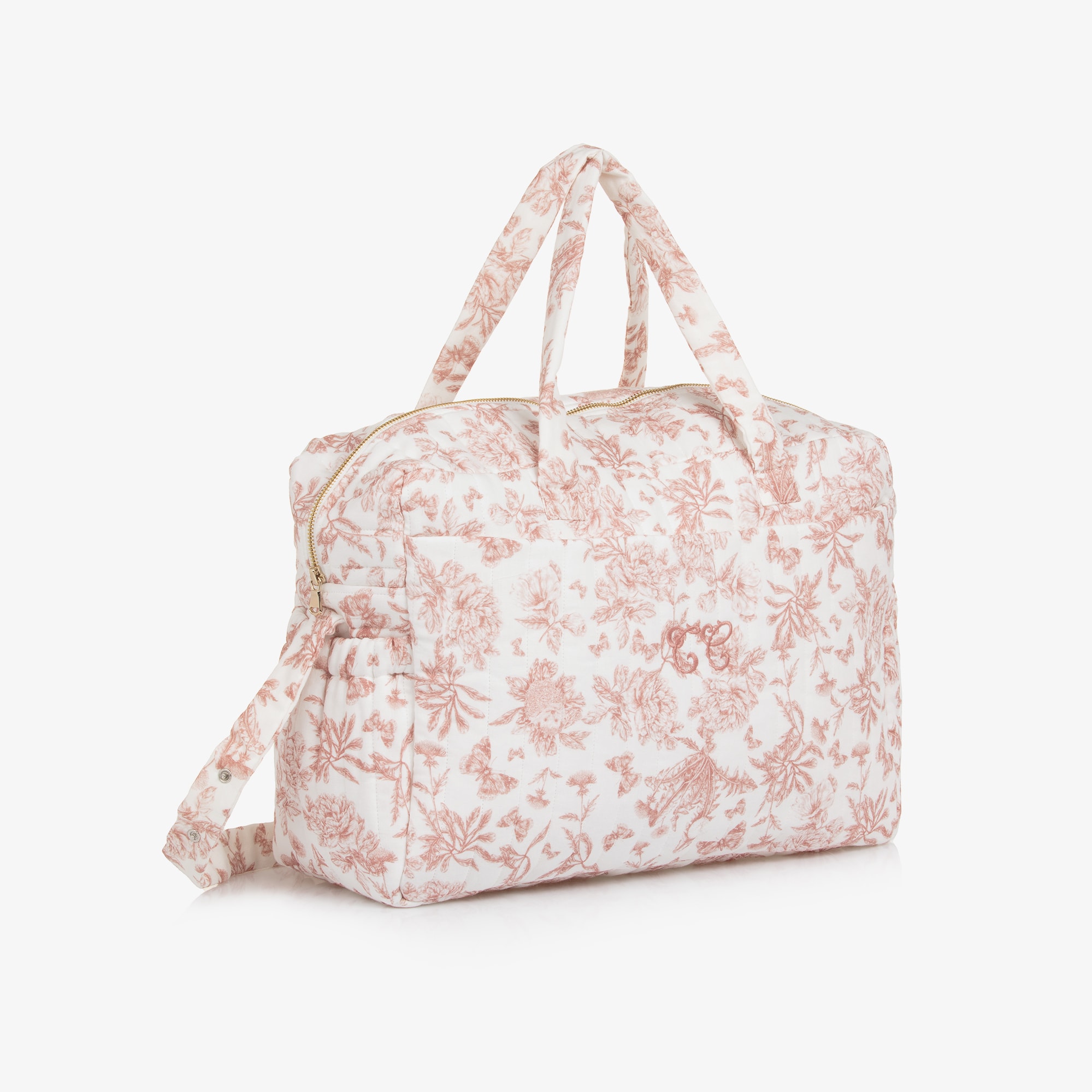 Ivory & Pink Baby Changing Bag (43cm) - View 3