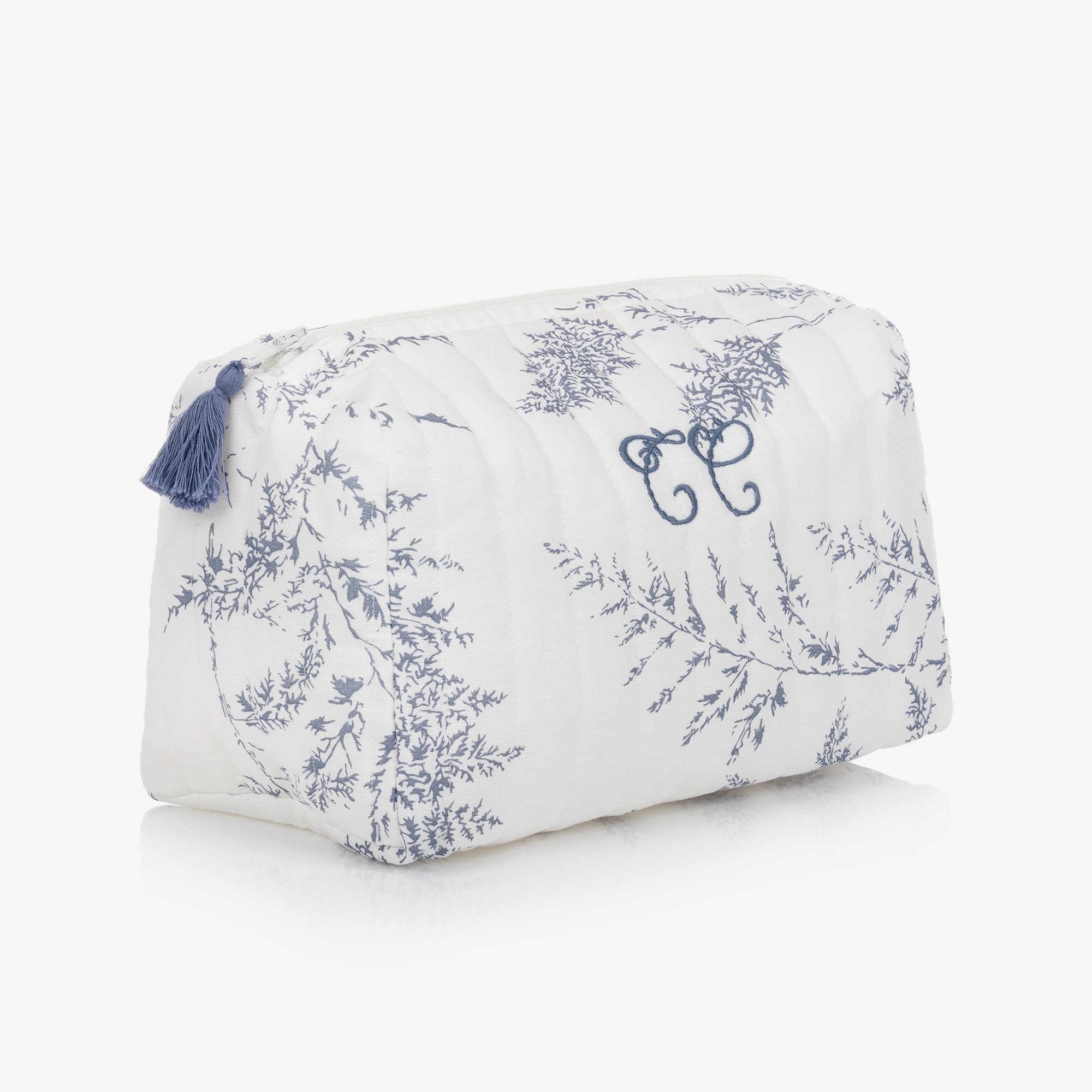 White & Blue Wash Bag (26cm) - View 2