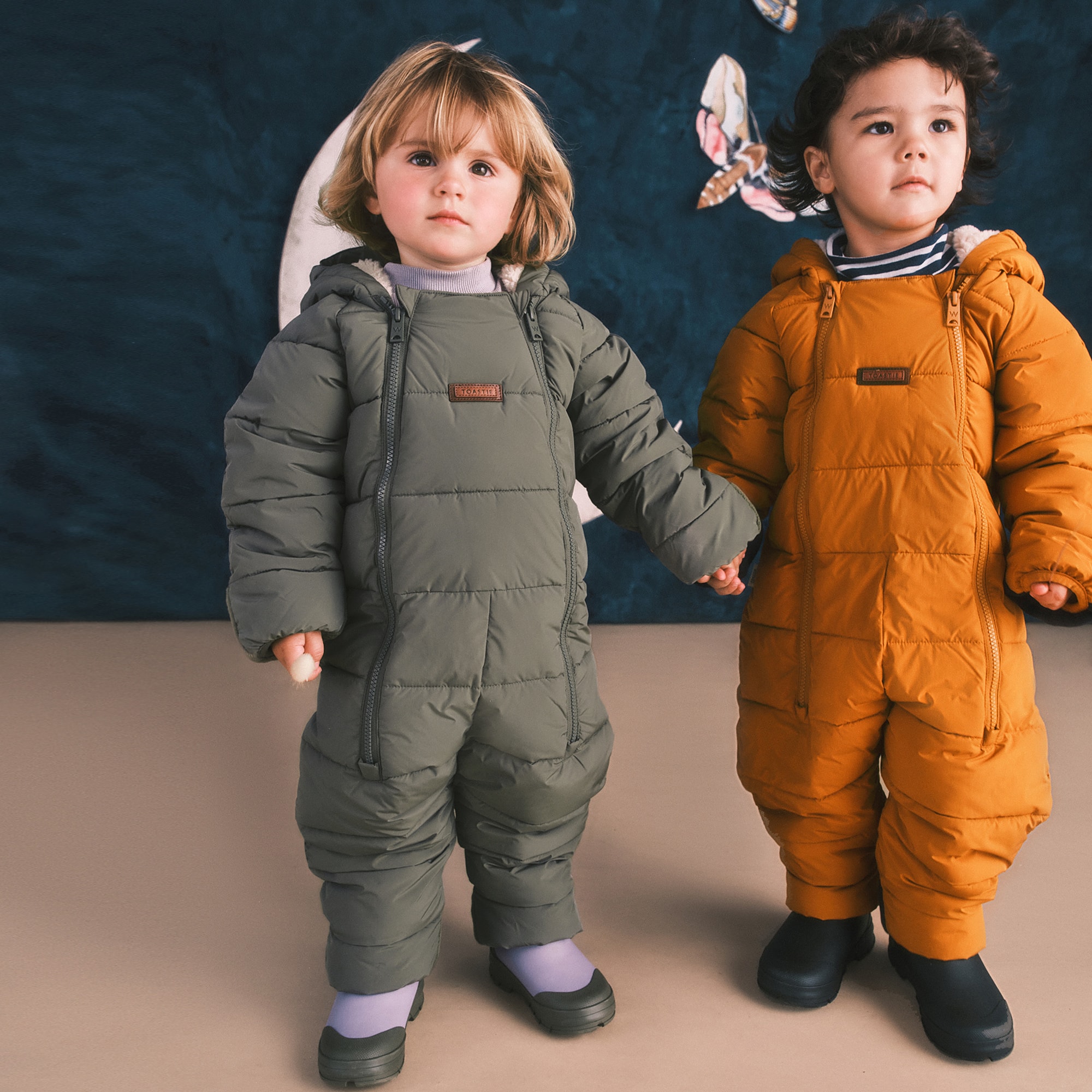 Sage Green Padded Snowsuit - View 2