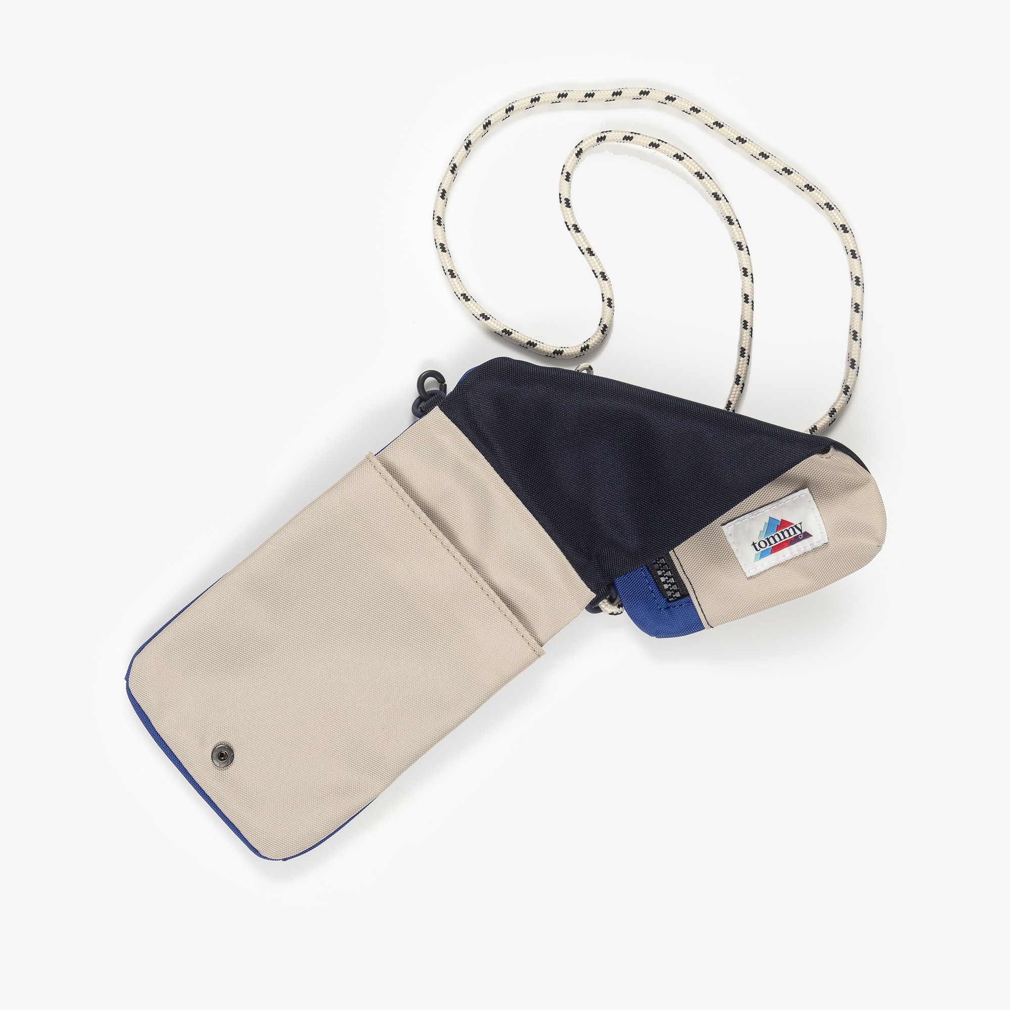 Blue Colorblock Crossbody Phone Pouch - View 5