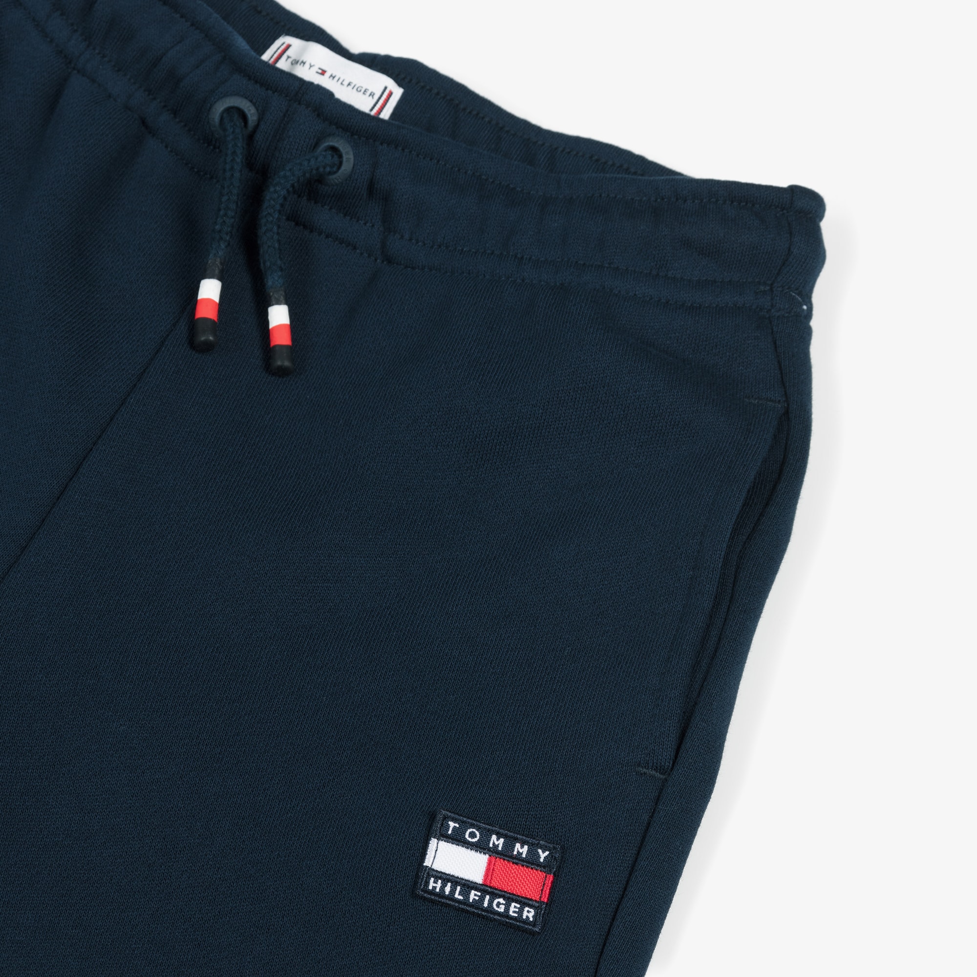 Boys Navy Blue Cotton Tracksuit with Heritage Flag Logo - View 4