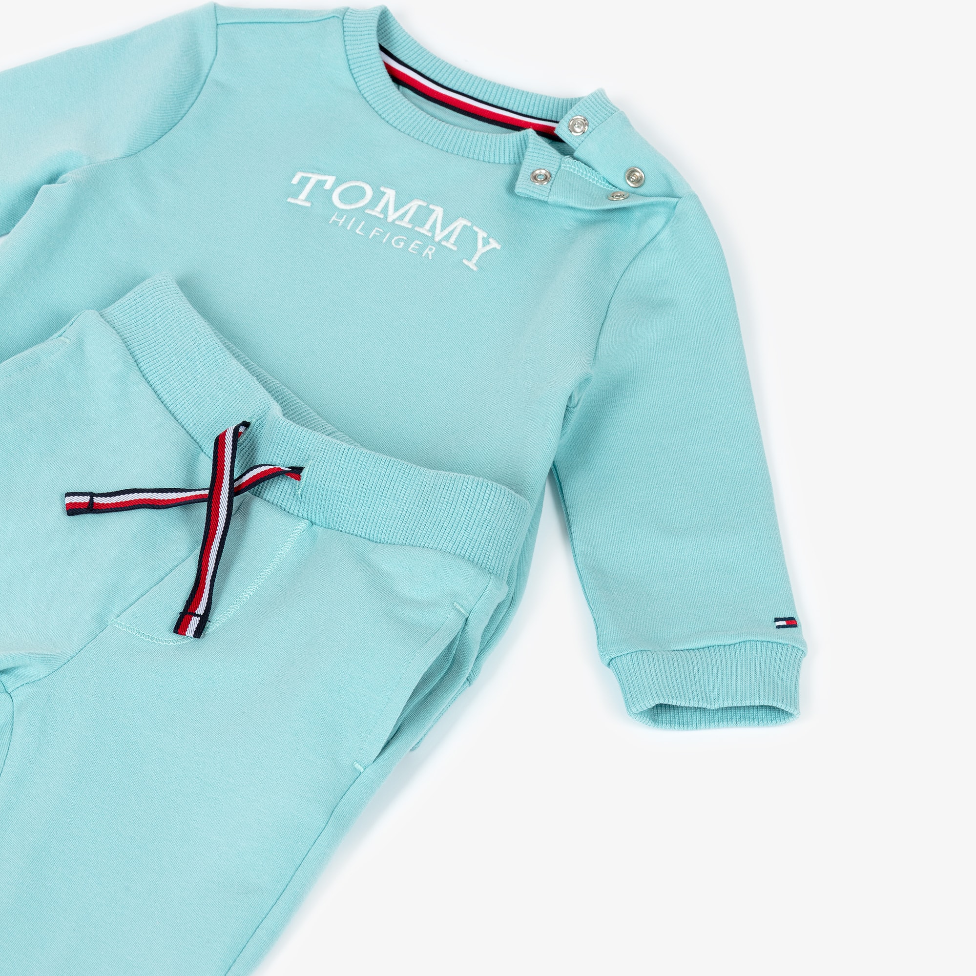 Lilac Purple Cotton Embroidered Logo Tracksuit - View 4
