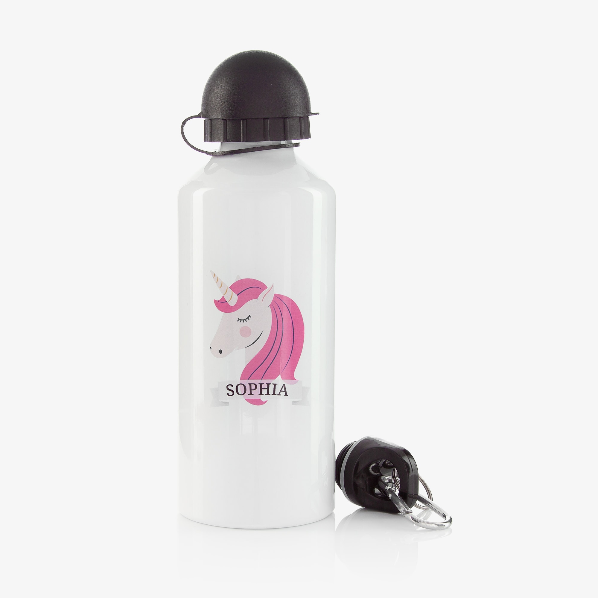 Personalised Unicorn Water Bottle (20cm) - View 1