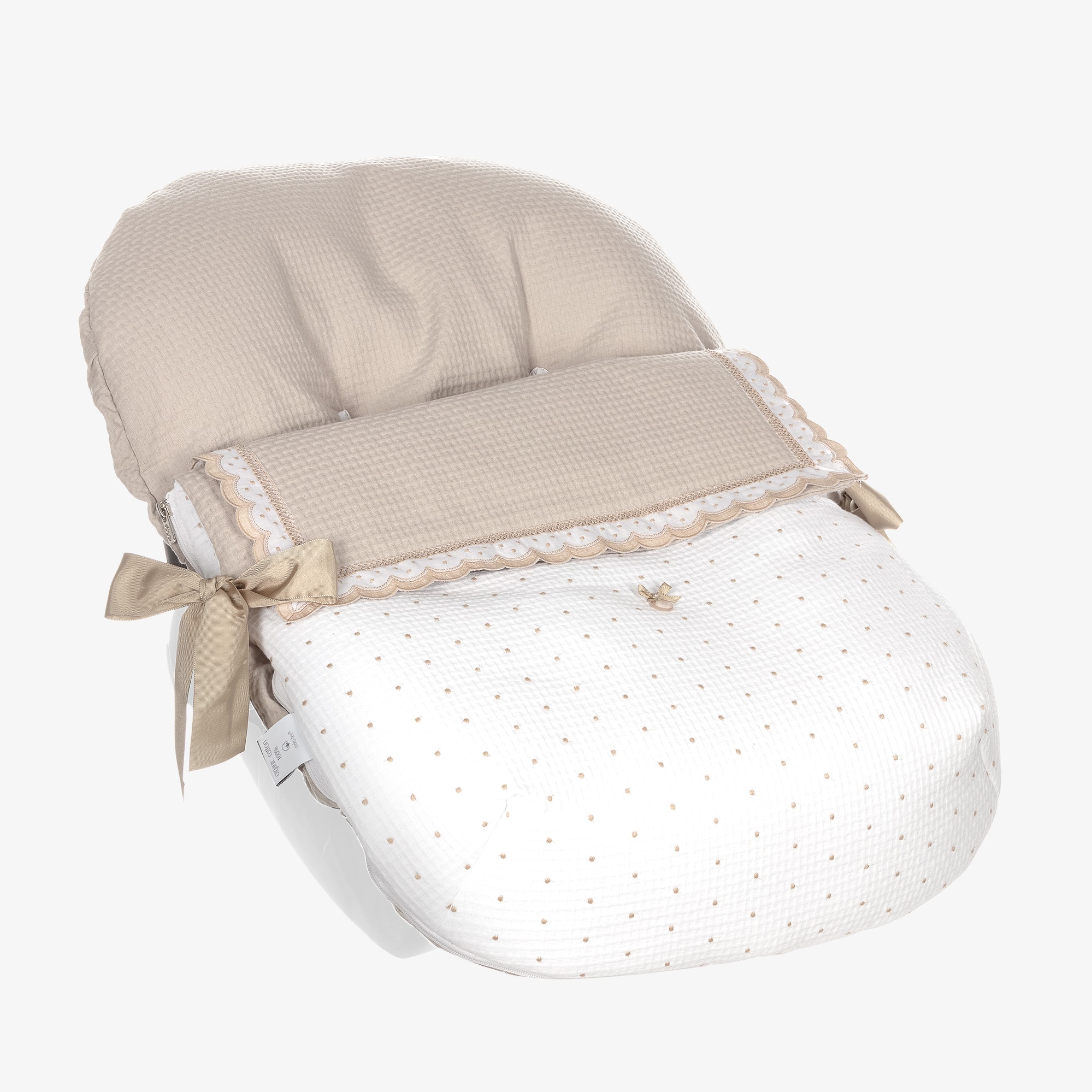 Beige Car Seat Baby Nest (75cm) - View 1