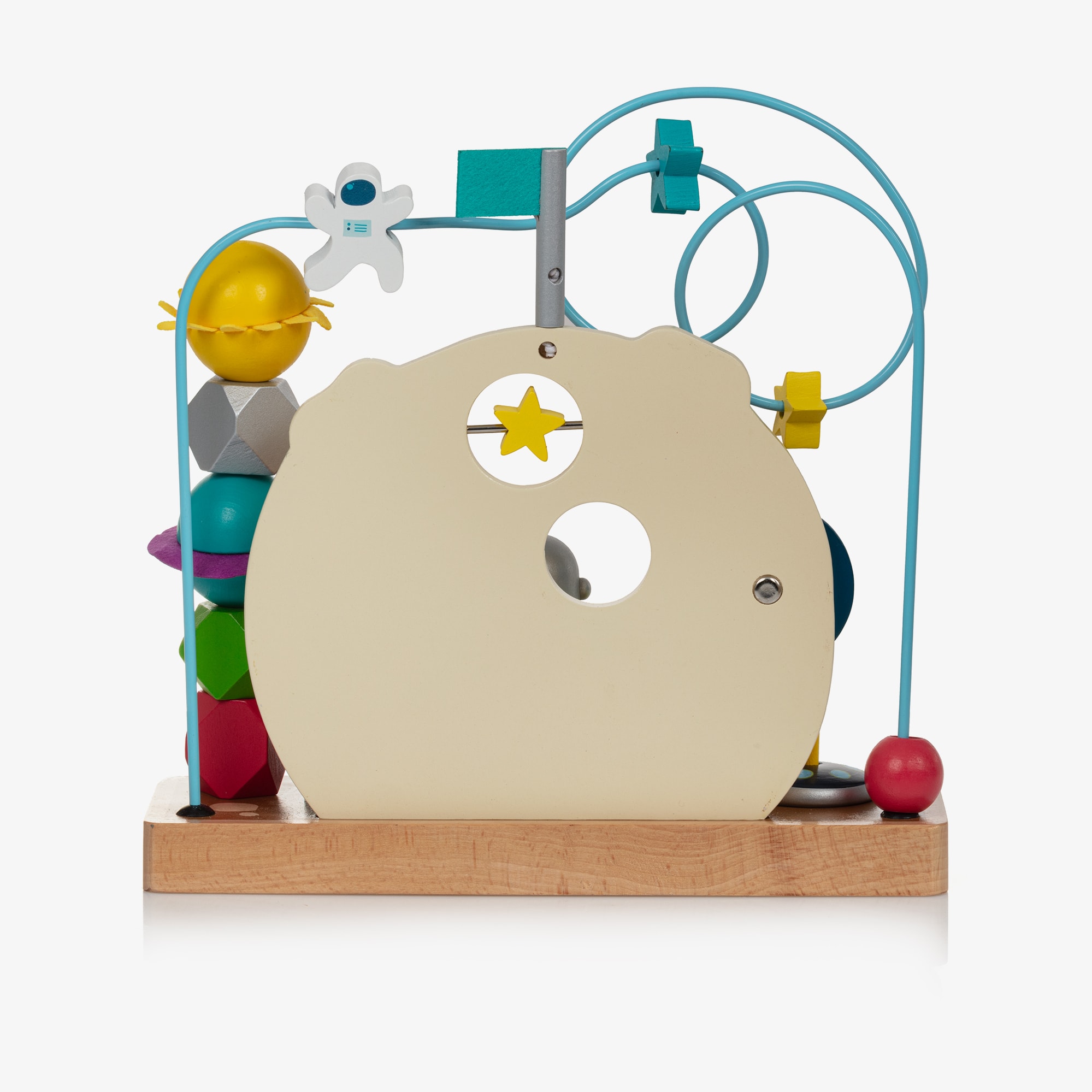 Beige Wooden Space Counting Set (27cm) - View 3